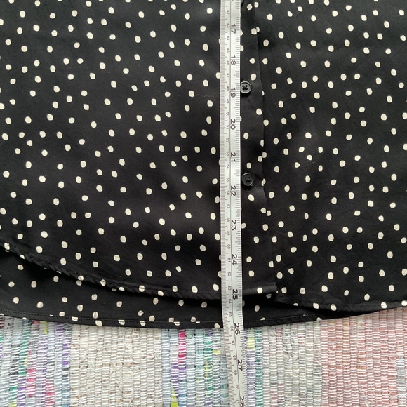 Uniqlo polka-dot rayon shirt size S - Picture 6 of 8